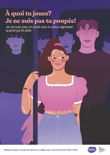 Affiche pour l'événement HÉRITAGES à Nantes, illustrée avec des portraits colorés de personnes diverses, entourés de fleurs, annonçant des discussions, DJ sets, open mic et ateliers pour enfants.