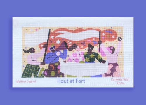 Affiche pour l'événement HÉRITAGES à Nantes, illustrée avec des portraits colorés de personnes diverses, entourés de fleurs, annonçant des discussions, DJ sets, open mic et ateliers pour enfants.