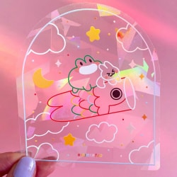 Adhesivo Suncatcher - Koinobori volador