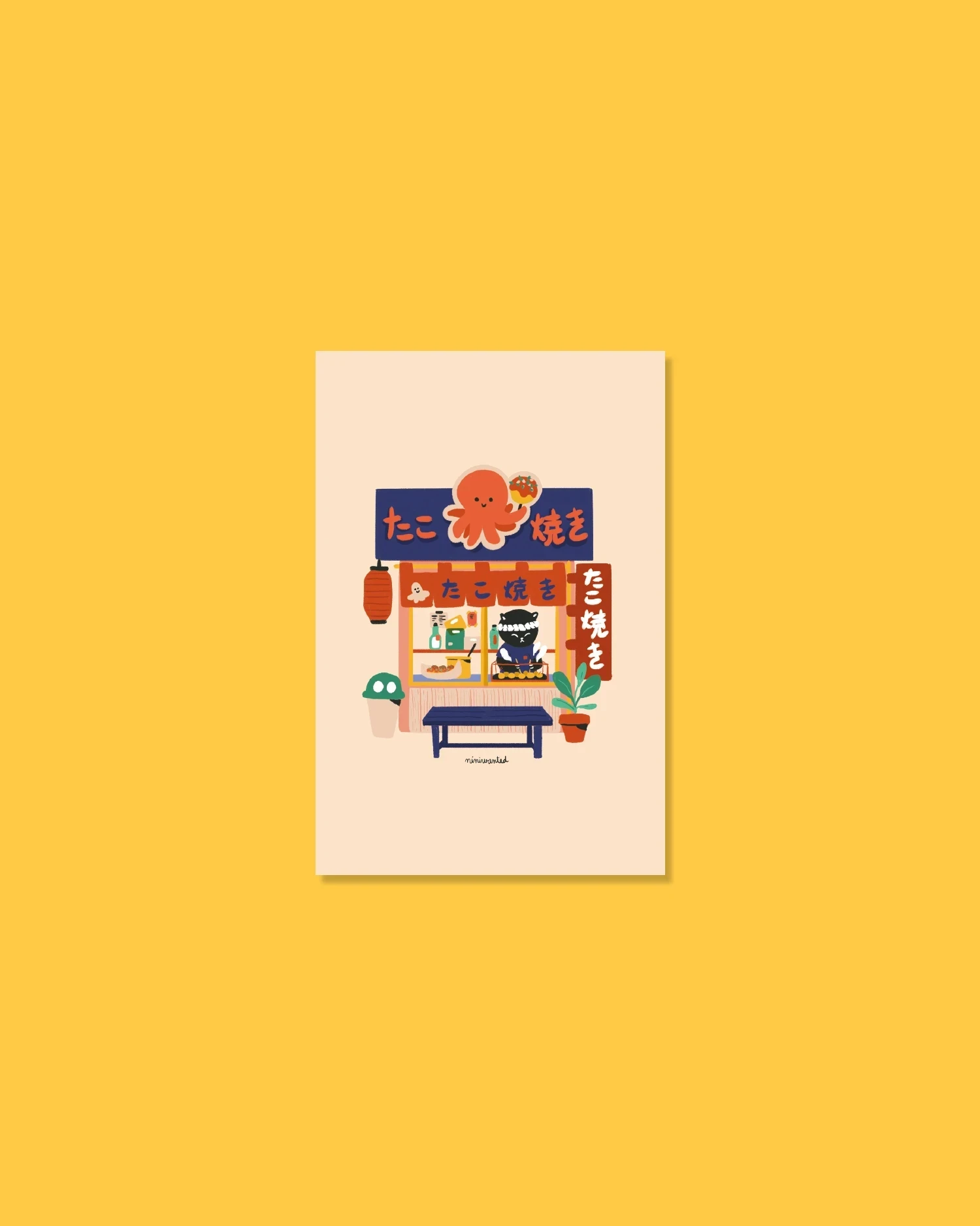Affiche - Takoyaki Shop