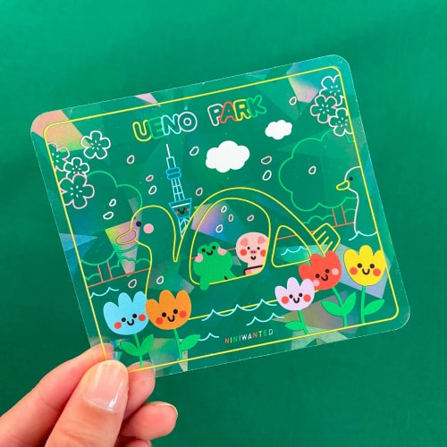 Suncatcher sticker - Ueno Park