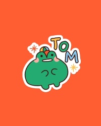 Pegatina - Tom