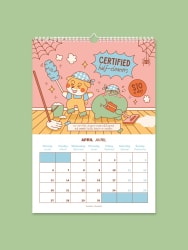 Calendrier 2026 - One year with Mimi & Bobby