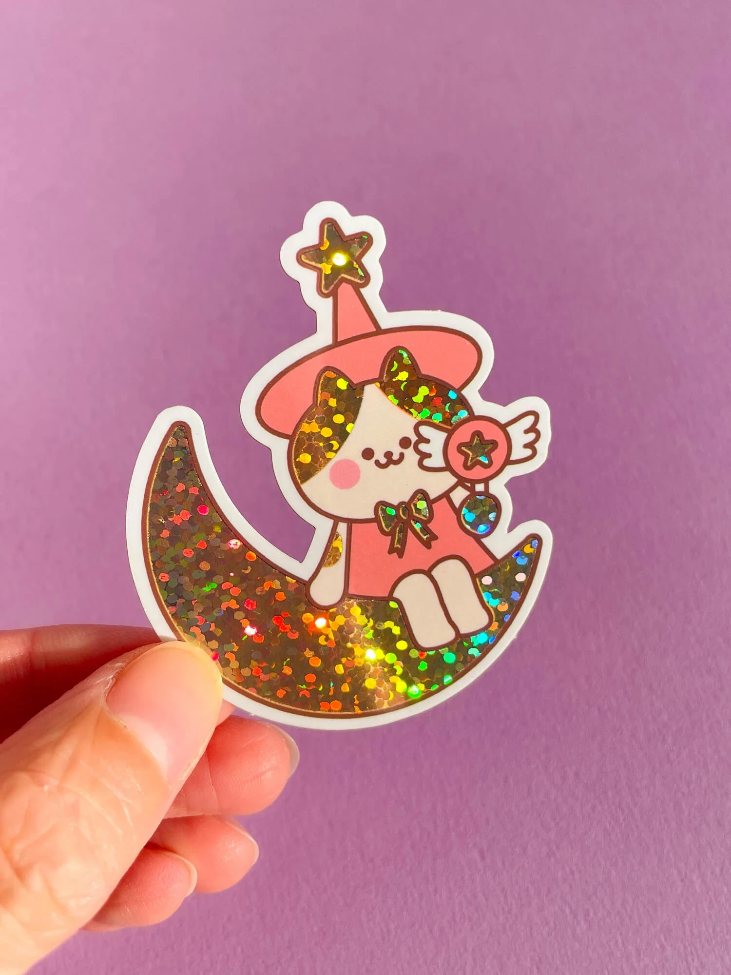 Sticker - Cat on the moon