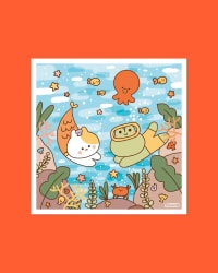 Affiche imparfaite - Under the sea