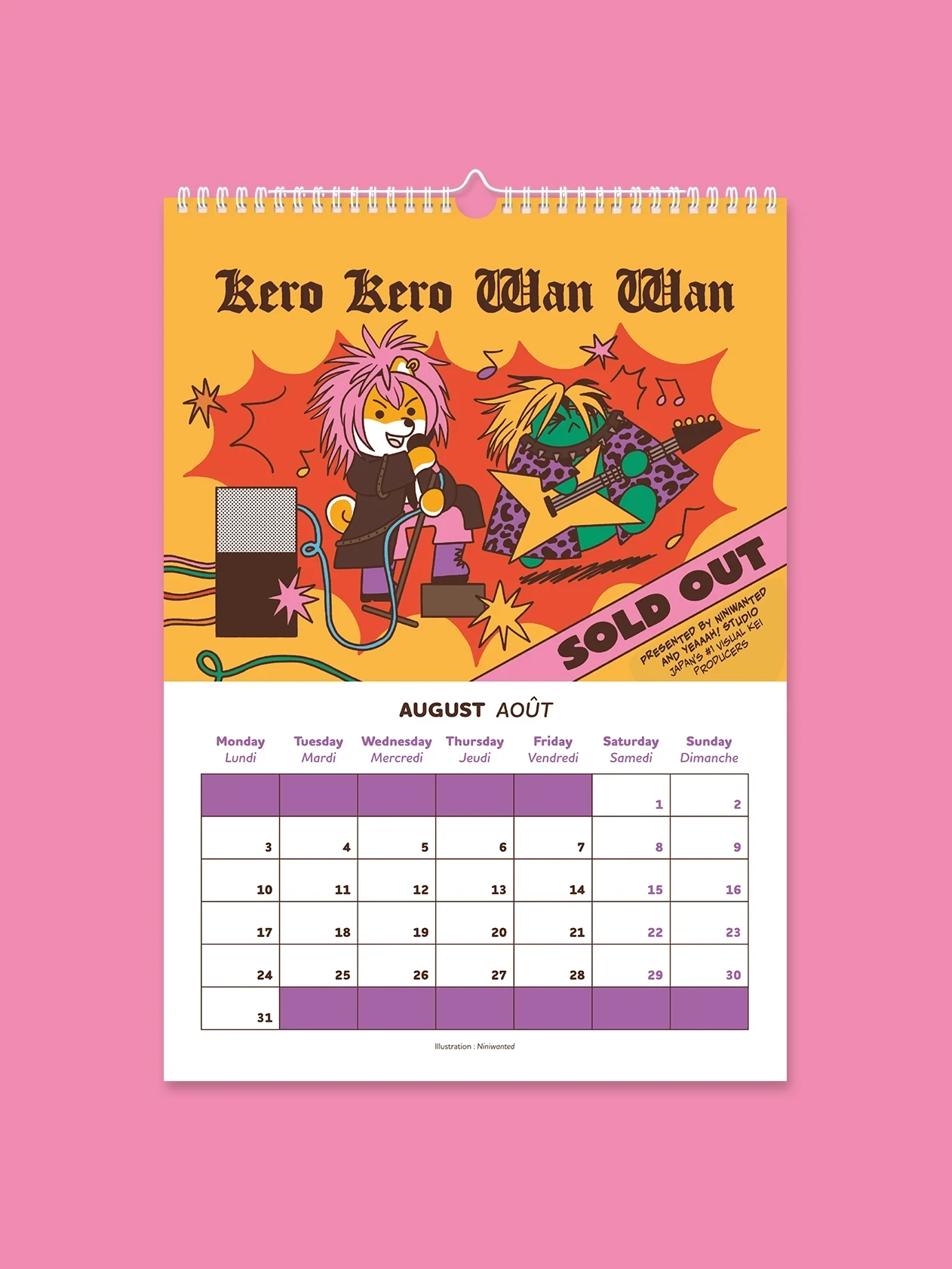 Calendrier 2026 - One year with Mimi & Bobby