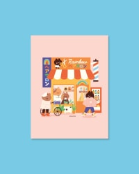 Póster - Rainbow Hair Salon