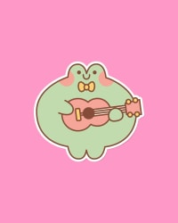 Sticker - Bobby ukulele