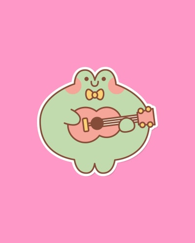 Sticker - Bobby ukulele