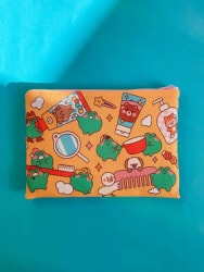 Bolsa - Ranas en el baño