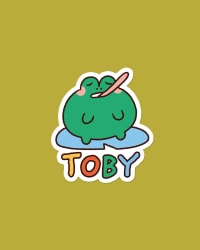 Pegatina - Toby