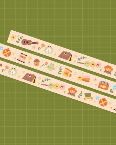 Washi tape - Happy camper