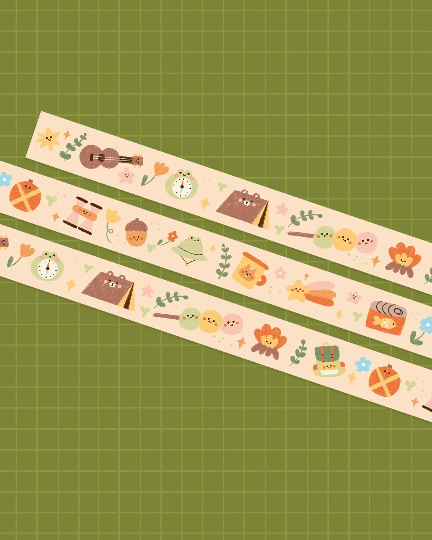 Washi tape - Happy camper