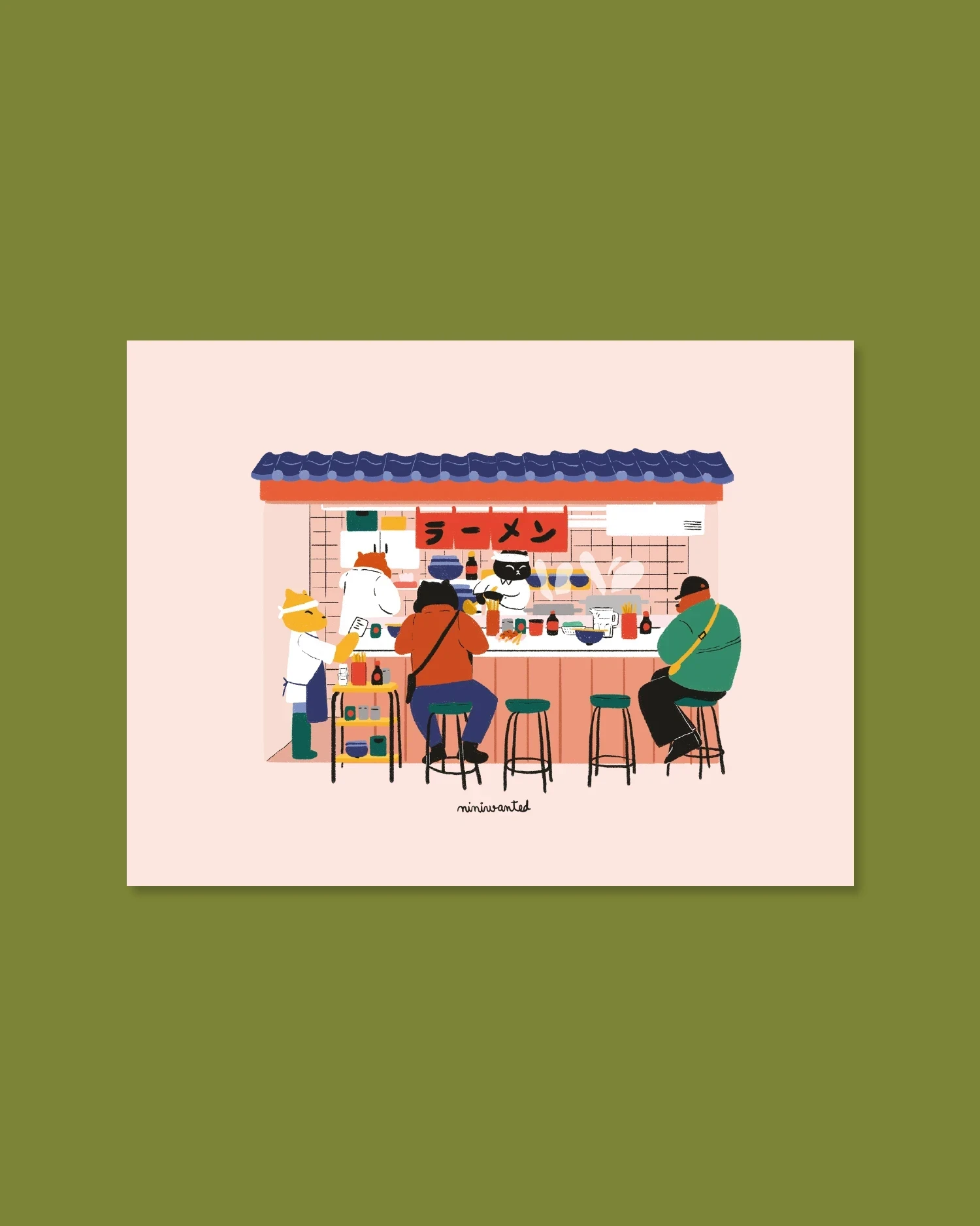 Póster - Puesto de Ramen