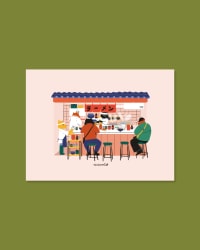 Póster - Puesto de Ramen