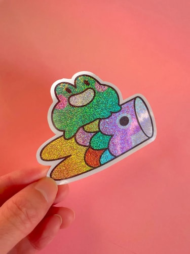 Sticker imparfait - Bobby koinobori