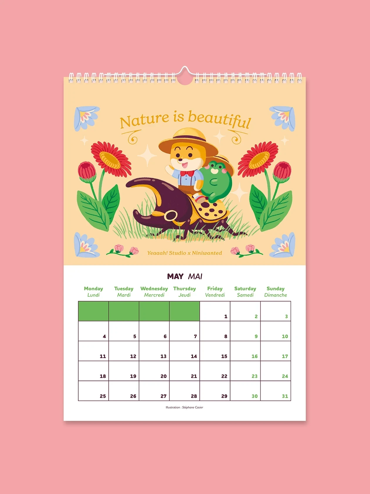 Calendrier 2026 - One year with Mimi & Bobby