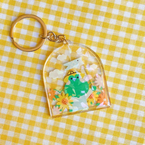 Porte-clé - Frog koinobori