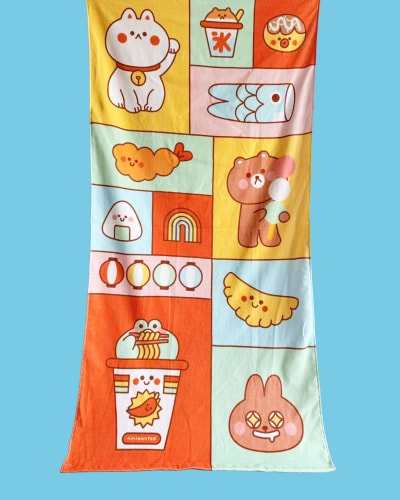 Serviette de plage - Tabemashou