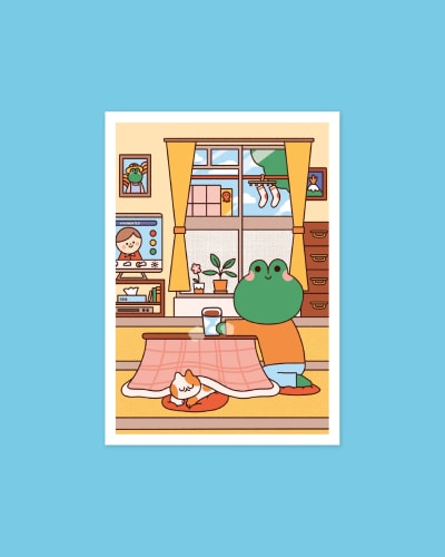 Affiche - Bobby watching the news