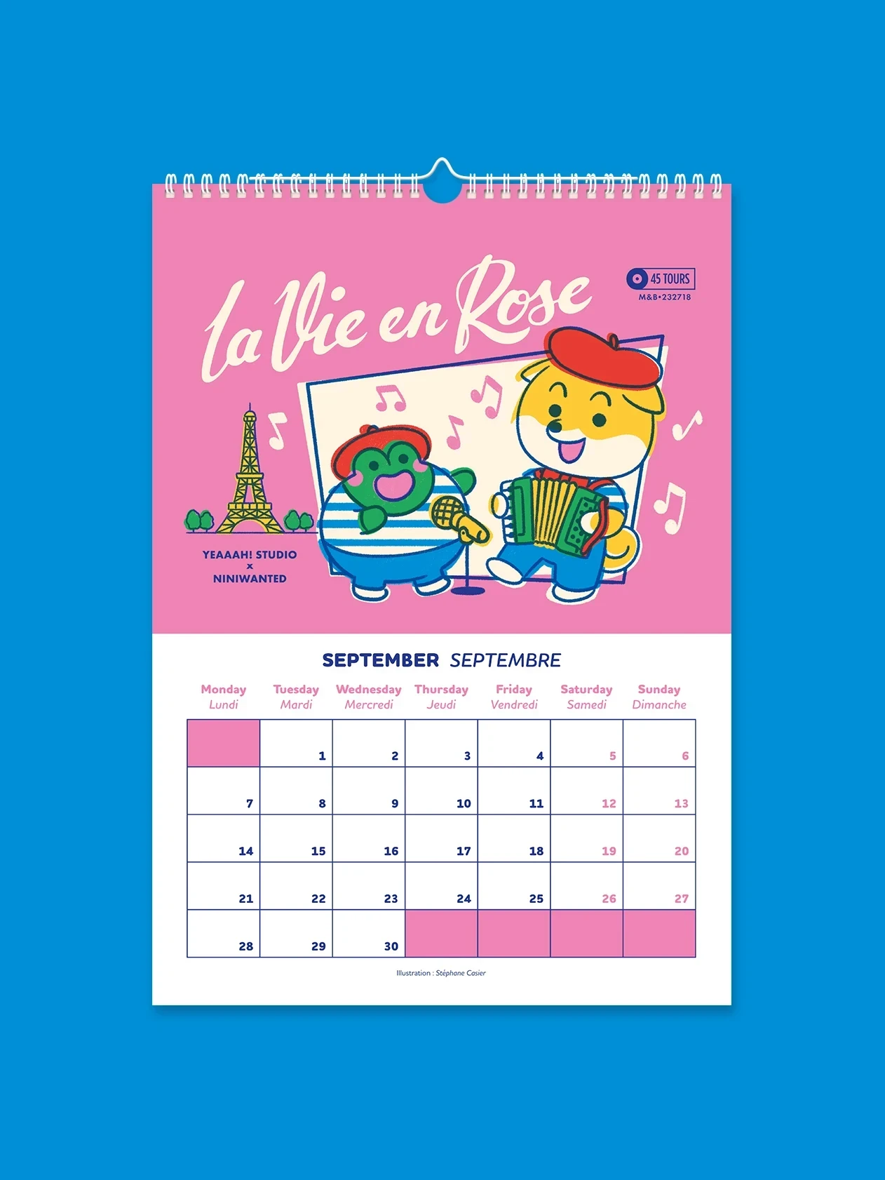 Calendrier 2026 - One year with Mimi & Bobby