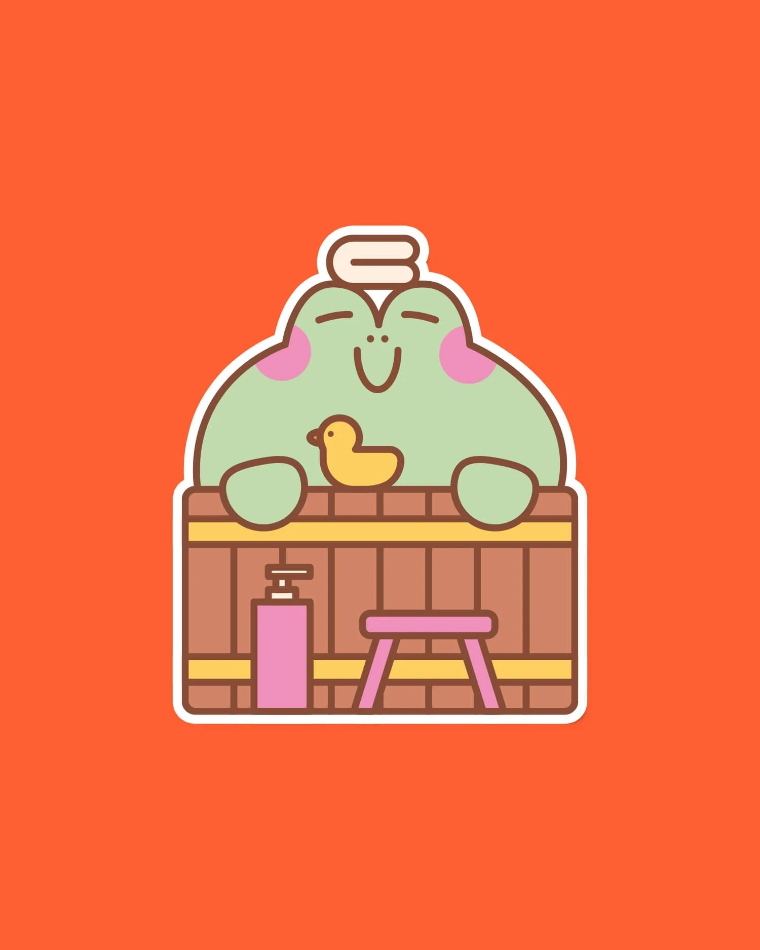 Sticker - Bobby bath