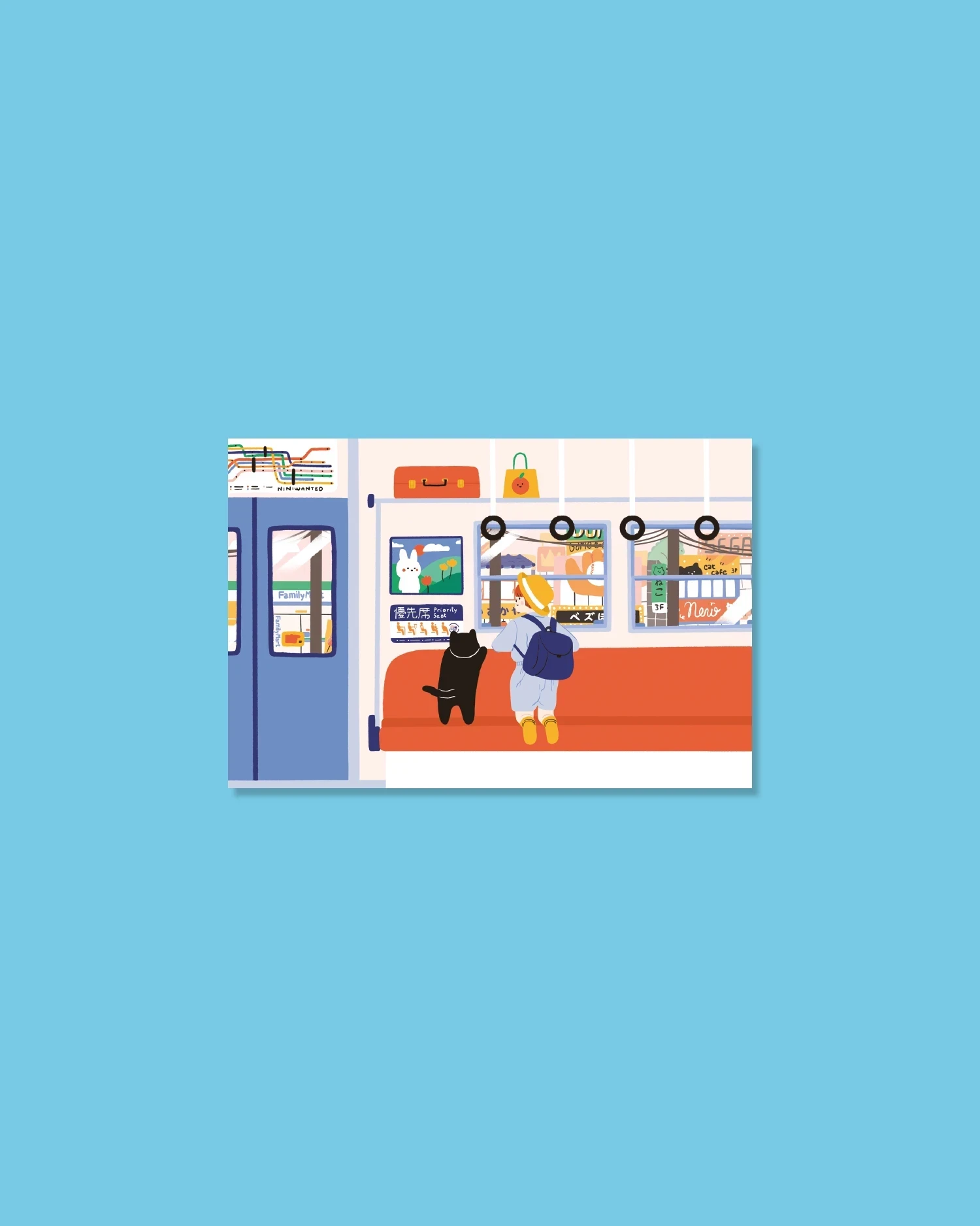 Affiche - Travel by train
