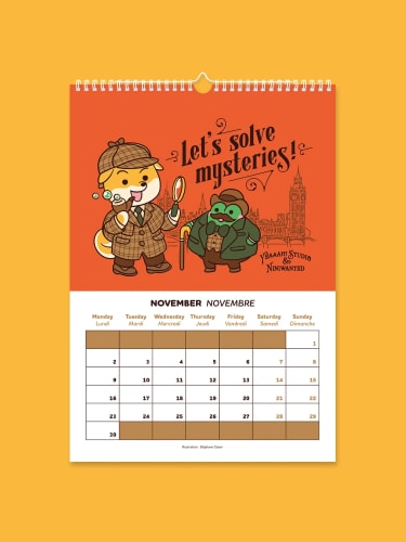 Calendrier 2026 - One year with Mimi & Bobby