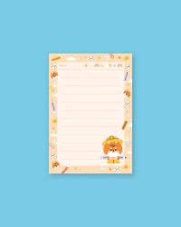 Bloc de notas - Shiba-chan en la escuela