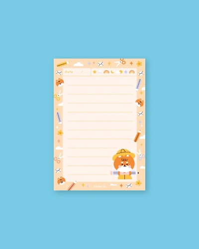 Bloc-notes - Shiba-chan at school