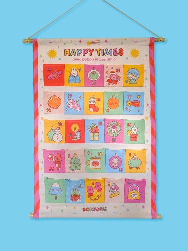 Calendrier de l'avent mural - Happy times avec Bobby et ses amis