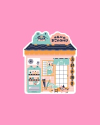 Pegatina - Tienda de Okonomiyaki