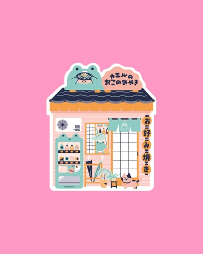 Sticker - Okonomiyaki Shop