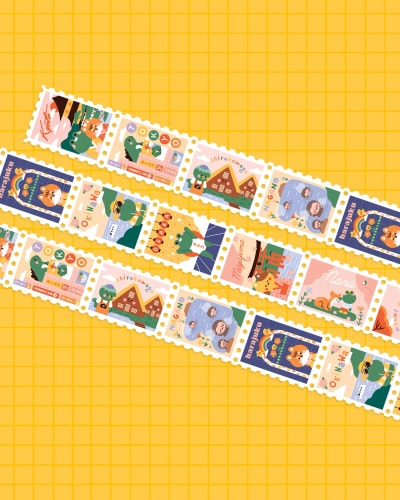 Washi tape - Timbres Yokoso