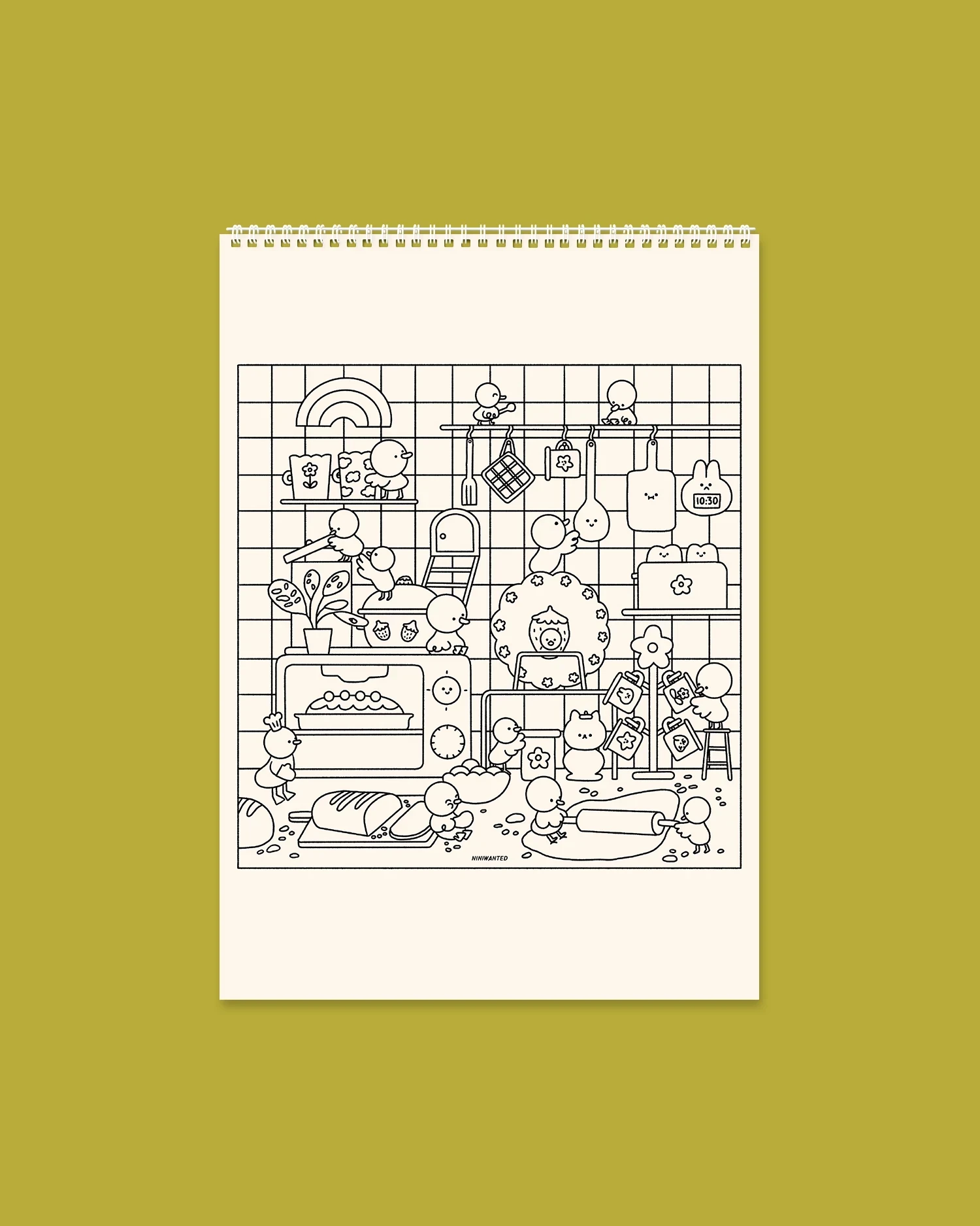 Cahier de coloriage - Happy days