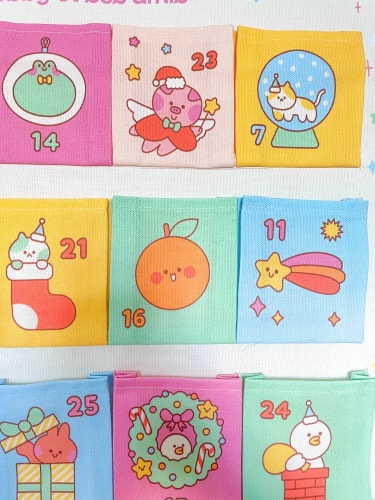 Calendrier de l'avent mural - Happy times avec Bobby et ses amis