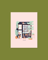 Póster - Tienda de plantas