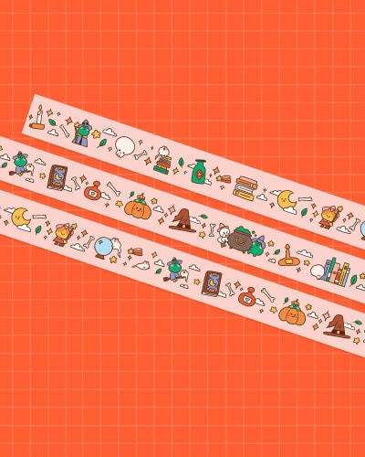 Washi tape - Wizard's club