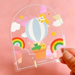 Suncatcher sticker - En las nubes