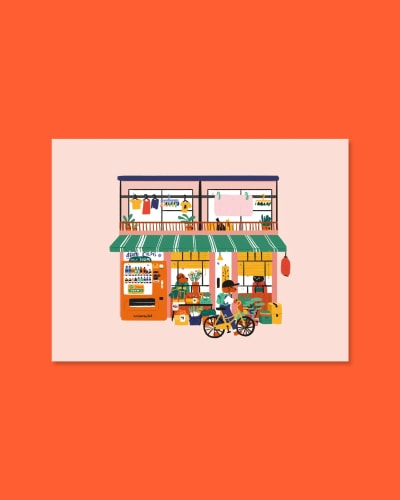 Affiche - Japanese neighborhood