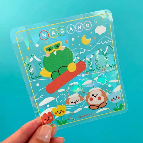 Suncatcher sticker - Nagano