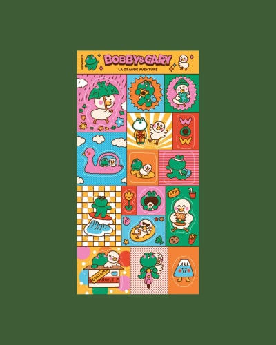Planche de stickers - Bobby & Gary