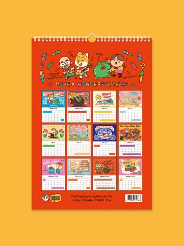 Calendrier 2026 - One year with Mimi & Bobby