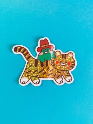 Pegatina - Bobby tiger