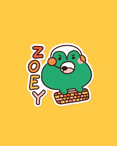 Sticker - Zoey