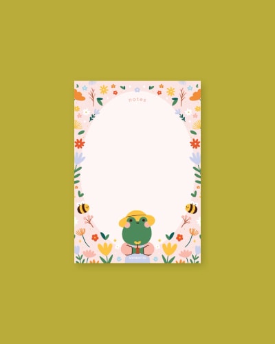 Bloc-notes - Frog gardener
