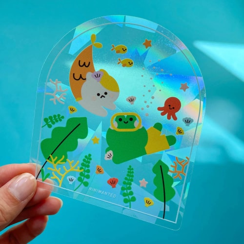 Suncatcher sticker - Under the sea