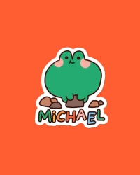Pegatina - Michael