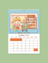 Calendrier 2026 - One year with Mimi & Bobby