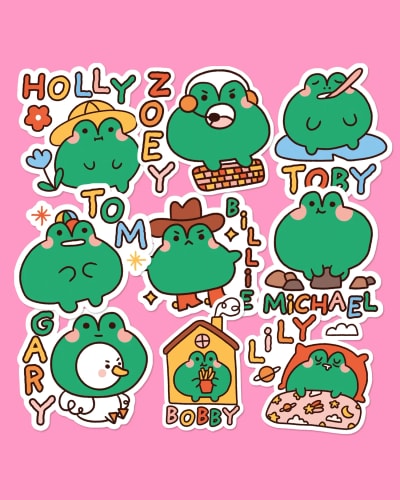 Sticker - Toby